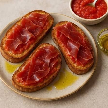 Tostada con Jamón Serrano
